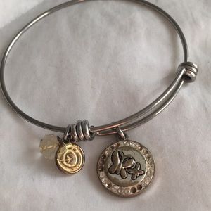 Bracelet with charms.